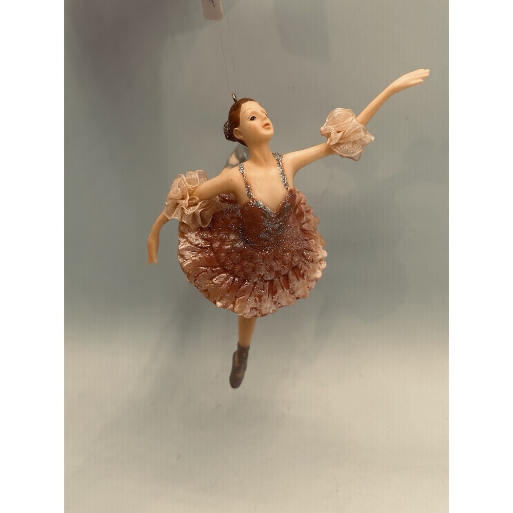 Pink Skirt Feather Woman Ballerina Dancer Doll 7' Christmas Decoration
